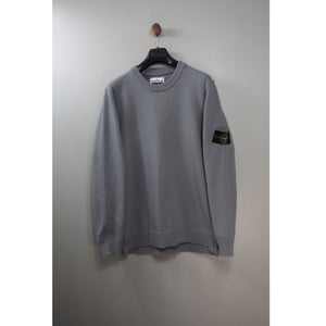 Stone Island Grey Knit Jumper
