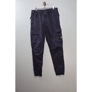 Stone Island Black RE-T Cargo Bottoms