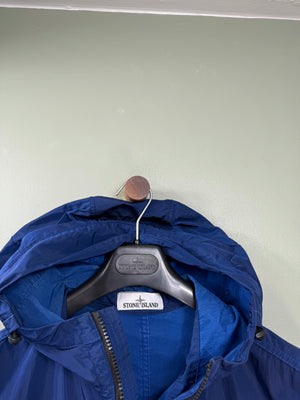 Stone Island Blue Nylon Metal Flock Jacket