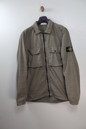 Stone Island Khaki Overshirt