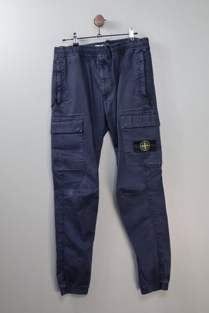 Stone Island Navy RE-T Cargo Bottoms