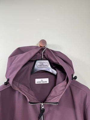 Stone Island Purple Soft Shell Jacket