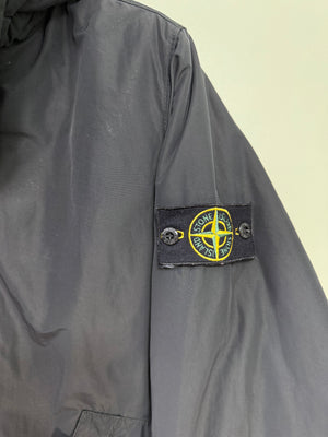 Stone Island Black Micro Reps Primaloft Long Parka Jacket