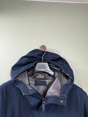 Stone Island Navy Water Repellent Wool Ghost Jacket