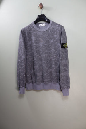 Stone Island Grey Camo Jumper