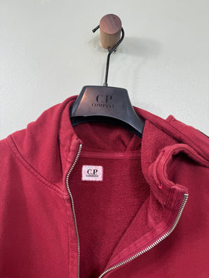 C.P. Company Red Goggle Hoodie