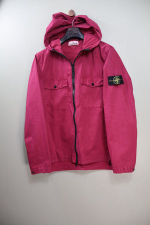 Stone Island Cherry Hooded Overshirt