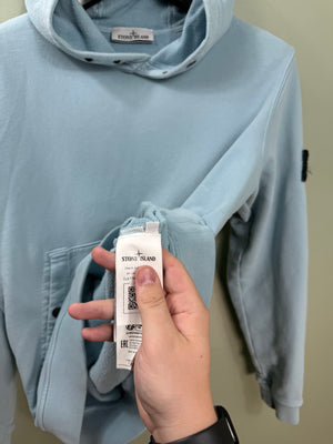 Stone Island Baby Blue Hoodie