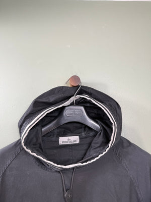 Stone Island Black Supima Cotton Smock