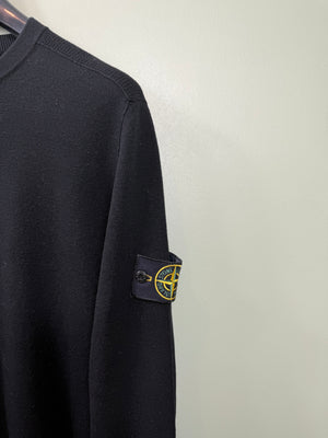 Stone Island Black Knit Jumper