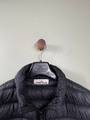 Stone Island Black Micro Yarn Down Gilet
