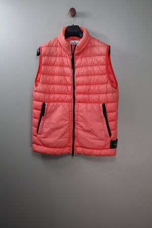 Stone Island Pink Micro Yarn Down Gilet