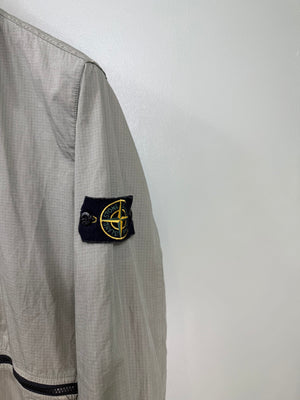 Stone Island Khaki Grid Overshirt