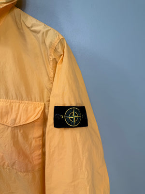 Stone Island Yellow Naslan Hooded Overshirt
