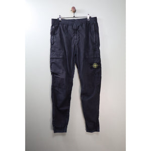 Stone Island Black RE-T Cargo Bottoms