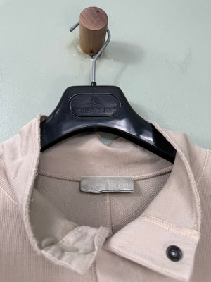Stone Island Beige Ghost 1/4 Zip Jumper