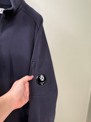 C.P. Company Navy 1/4 Zip Jumper