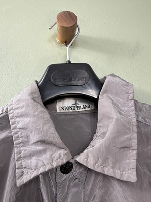 Stone Island Silver Nylon Metal Overshirt