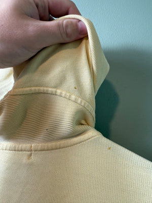 Stone Island Yellow Zipped Hoodie