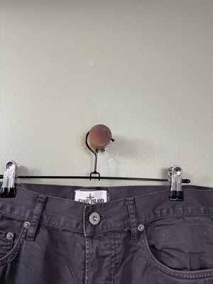 Stone Island Charcoal Grey RE-T Chinos