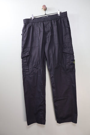 Stone Island Black RE Cargo Bottoms