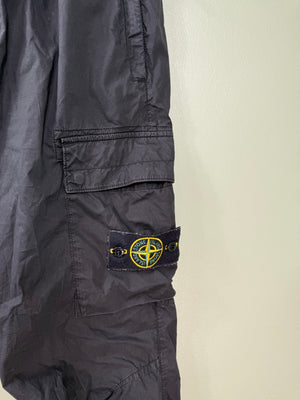 Stone Island Black RE-T Cargo Bottoms