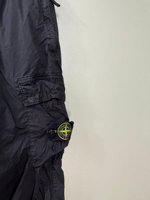 Stone Island Black RE-T Cargo Bottoms