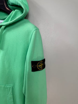 Stone Island Green Zipped Hoodie