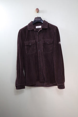 Stone Island Brown Corduroy Overshirt