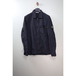 Stone Island Black Nylon Metal Overshirt