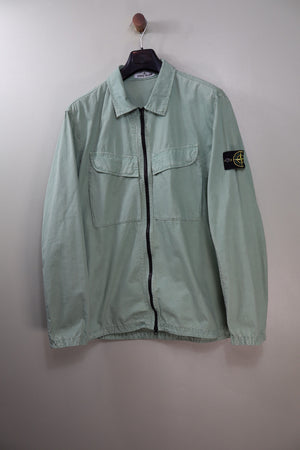 Stone Island Sage Green Overshirt