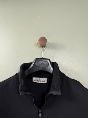 Stone Island Black 1/4 Zip Jumper