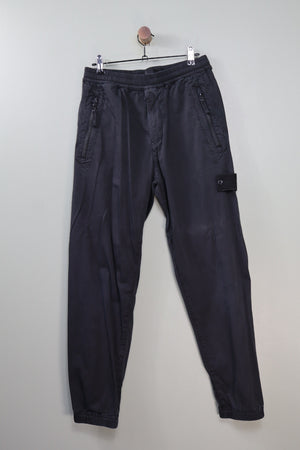 Stone Island Black RE-T Ghost Cargo Bottoms