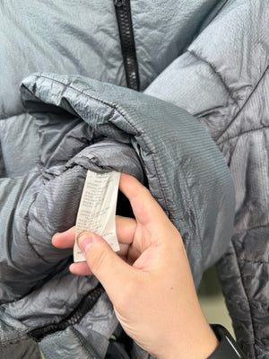 Stone Island Grey Vintage Nylon Ripstop Down Jacket