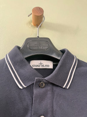 Stone Island Navy Polo Shirt