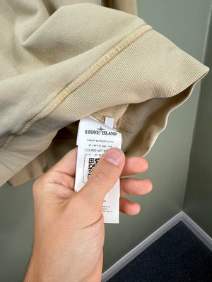 Stone Island Beige 1/4 Zip Jumper