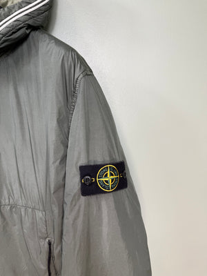 Stone Island Green Crinkle Reps Primaloft Jacket