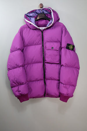 Stone Island Purple Naslan Light Watro Down Jacket