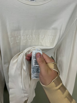C.P. Company White Jumper