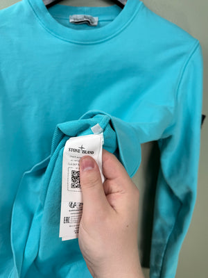 Stone Island Aqua Blue Jumper