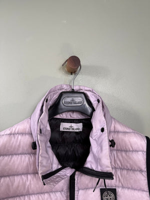 Stone Island Pink Bio-Based Ripstop Nylon Down Gilet