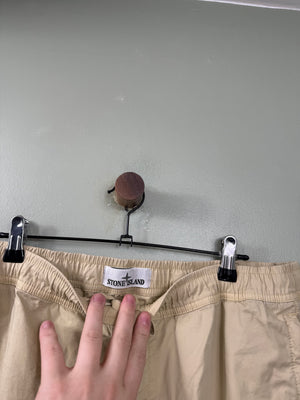 Stone Island Beige RE-T Cargo Bottoms