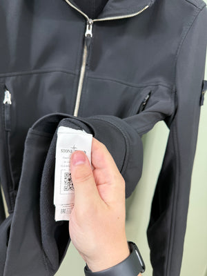 Stone Island Black Soft Shell Jacket