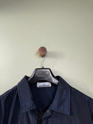 Stone Island Navy Nylon Metal Overshirt
