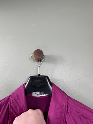 Stone Island Purple Crinkle Overshirt