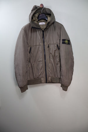 Stone Island Khaki Crinkle Reps Jacket