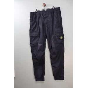 Stone Island Black RE-T Cargo Bottoms