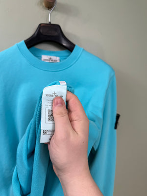 Stone Island Aqua Blue Jumper