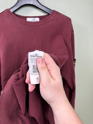 Stone Island Burgundy Jumper