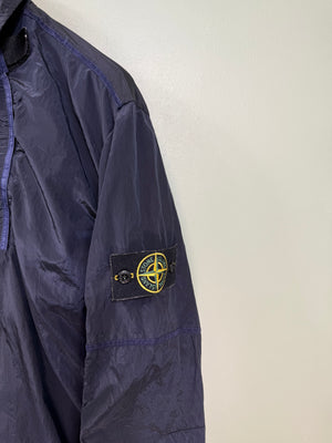 Stone Island Navy Nylon Metal Overshirt